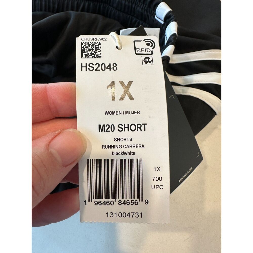 NWT Adidas M20 Running Shorts Black Size 1X - Picture 5 of 7